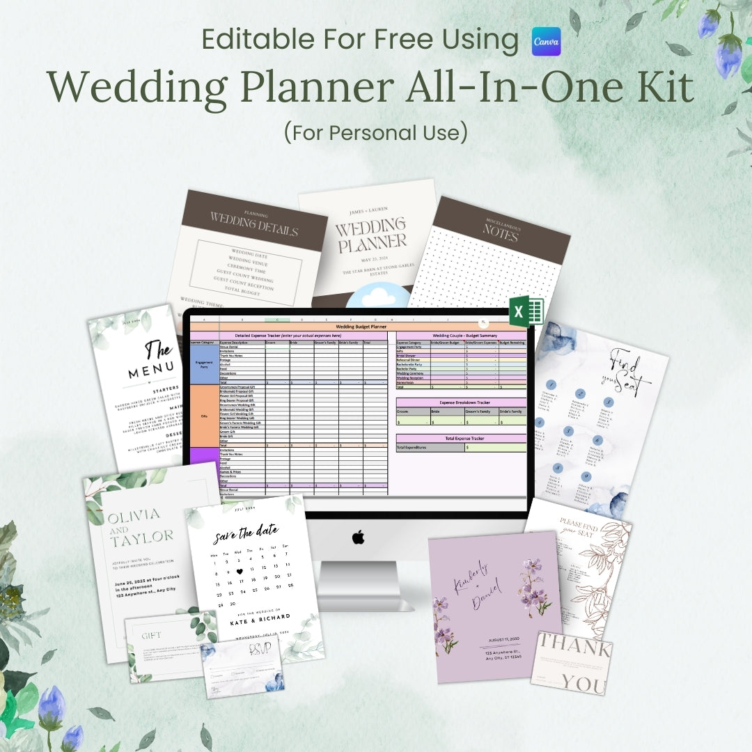 Wedding Planner All-In-One Kit (For Personal Use)