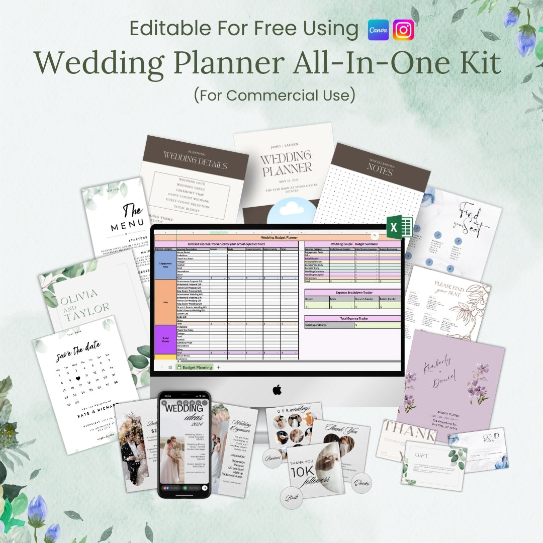 Wedding Planner All-In-One Kit (For Commercial Use)